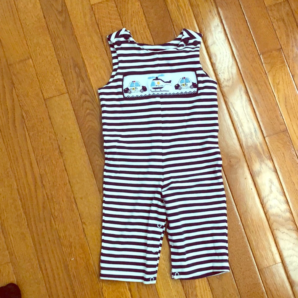 EEUC Zuccini Smocked Police Longall